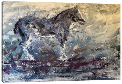 Abstract Horse I Canvas Art Print - Joseph Marshal Foster