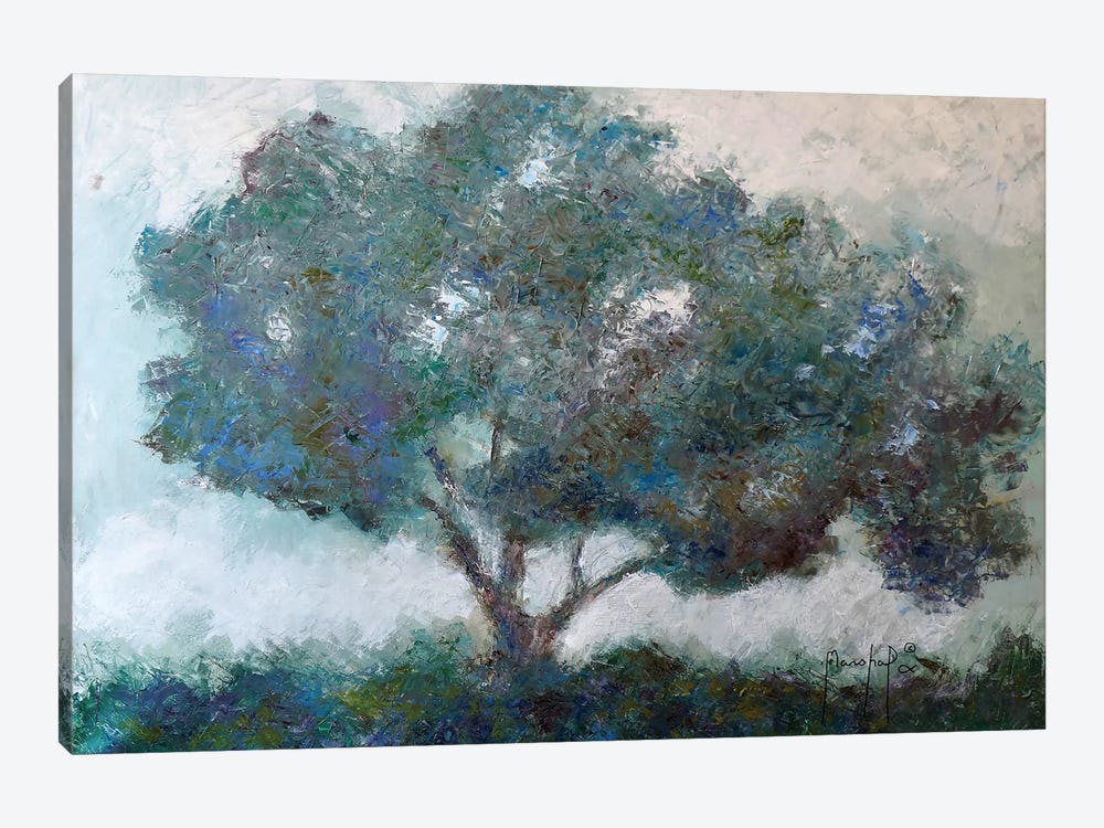 Mountaintop Tree 1-piece Canvas Art Print