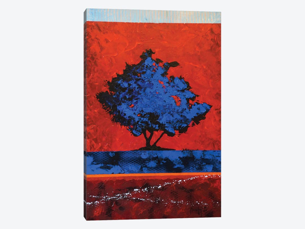 Blue Tree 1-piece Canvas Artwork