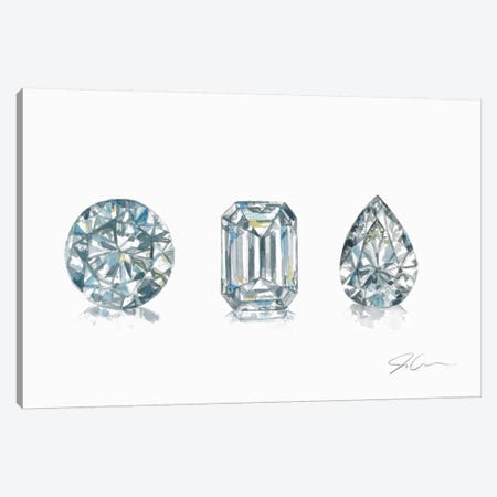 Diamonds Canvas Print #JMG10} by Jackie Graham Canvas Print