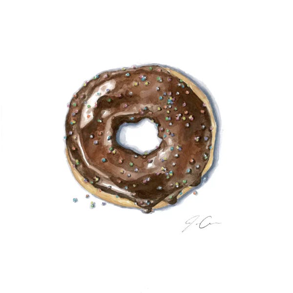 Minimalist Décor: Donut Bother Me II by Jackie Graham