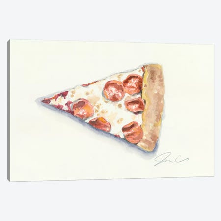Pizza Canvas Print #JMG24} by Jackie Graham Art Print