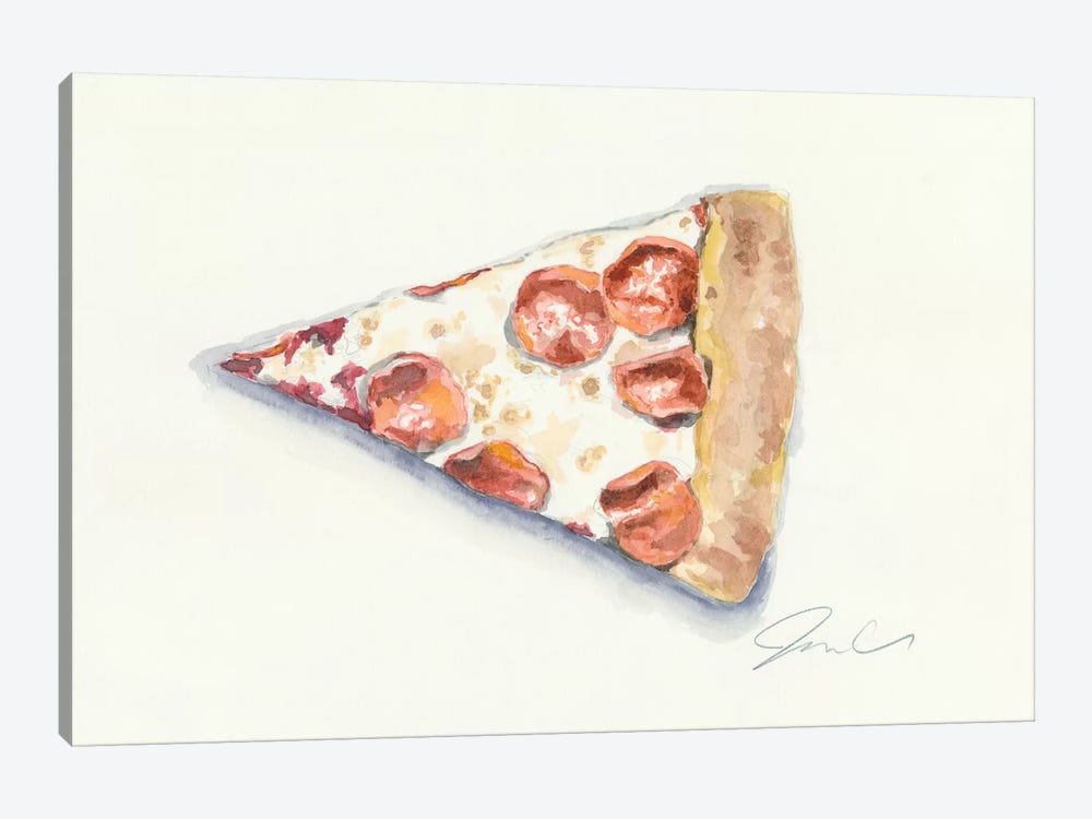 Pizza by Jackie Graham 1-piece Canvas Print
