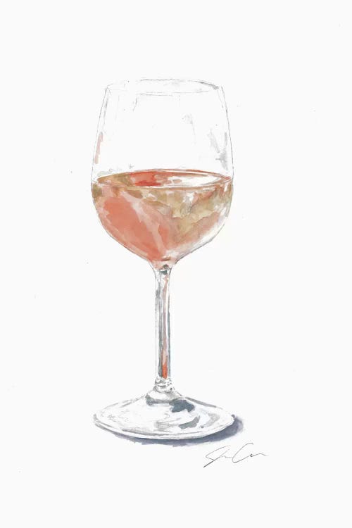 Rose Wine by Jackie Graham wall art