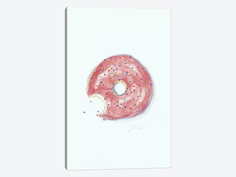This Is Not A Donut Whole by Jackie Graham 1-piece Canvas Wall Art