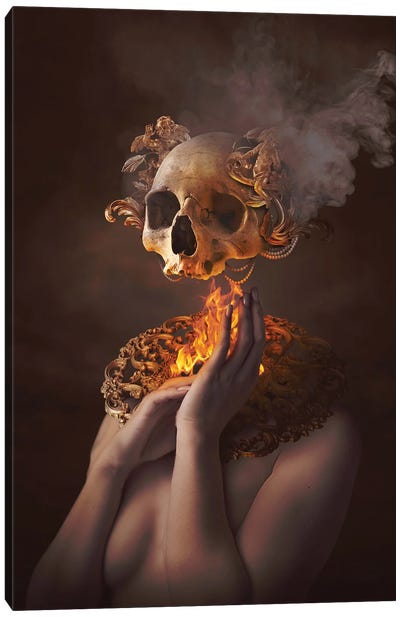 Nocturne Inferno Canvas Art Print - Jordan Marchand