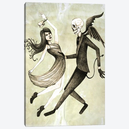 Dance Canvas Print #JMI12} by Jami Goddess Art Print