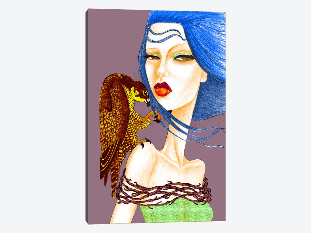 Falcon by Jami Goddess 1-piece Canvas Artwork