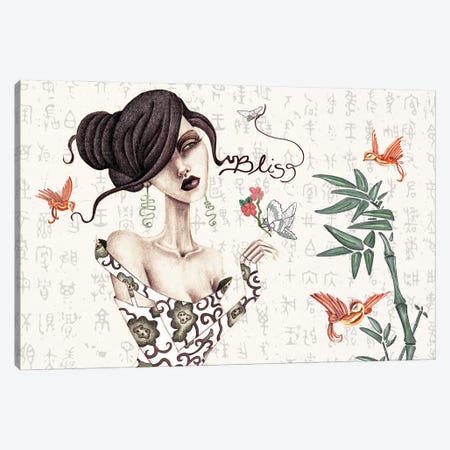 Geisha Canvas Print #JMI20} by Jami Goddess Canvas Art