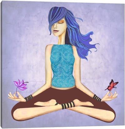 Lotus Canvas Art Print - Jami Goddess