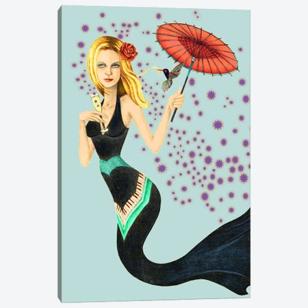 Mermaid Canvas Print #JMI38} by Jami Goddess Art Print