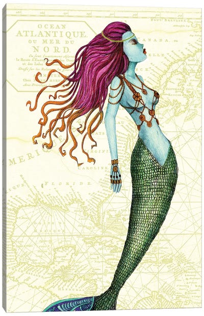 Mermaid II Canvas Art Print