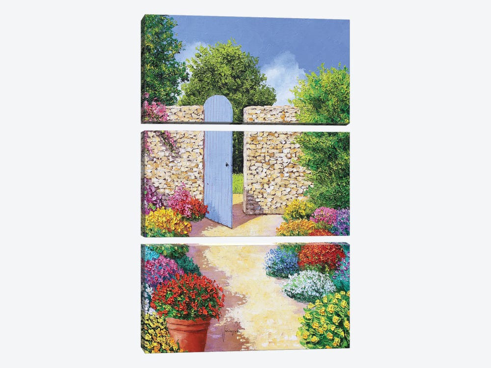 Secret Garden by Jean-Marc Janiaczyk 3-piece Canvas Art Print