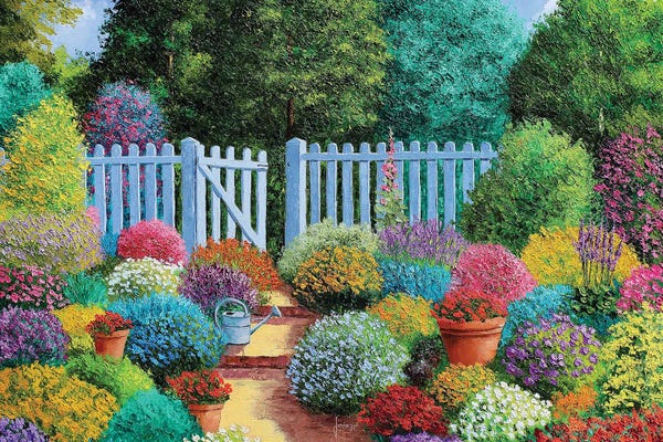 Jean-Marc Janiaczyk: The Blue Fence Flowers by Jean-Marc Janiaczyk