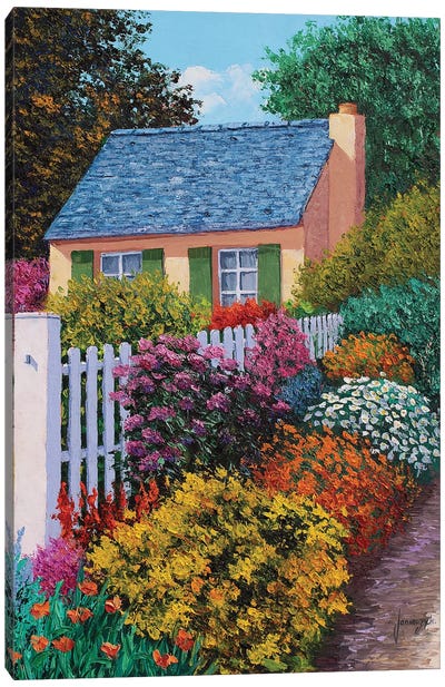Garden Entry Canvas Art Print - Jean-Marc Janiaczyk