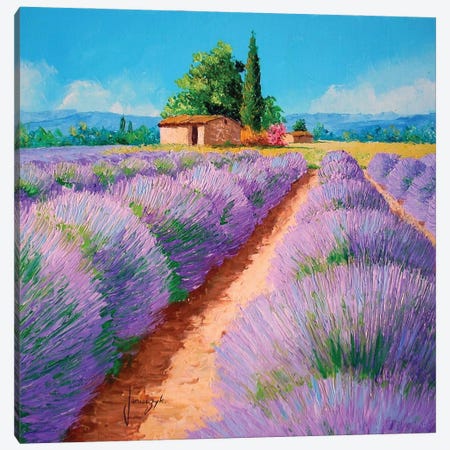 Lavender Scent Canvas Print #JMJ6} by Jean-Marc Janiaczyk Art Print