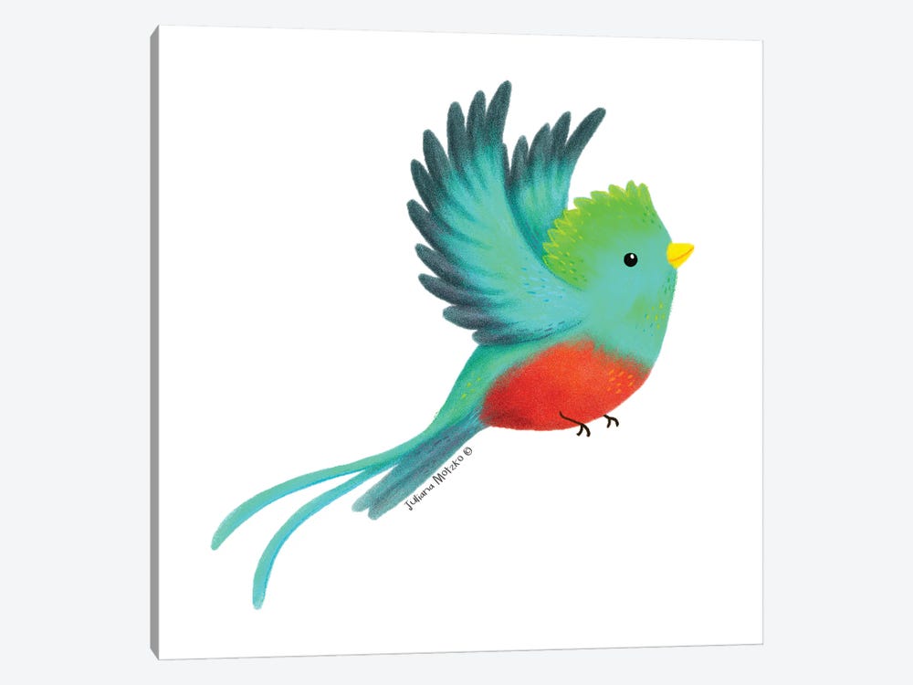 Quetzal Bird by Juliana Motzko 1-piece Art Print
