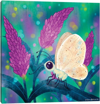 Butterfly Magical Time Canvas Art Print - Juliana Motzko