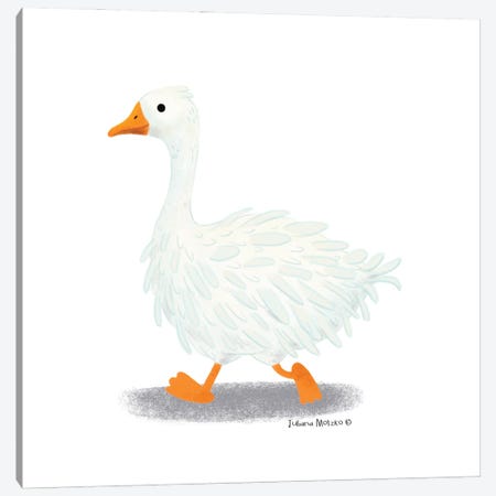 Sebastopol Goose Canvas Print #JMK263} by Juliana Motzko Canvas Art Print