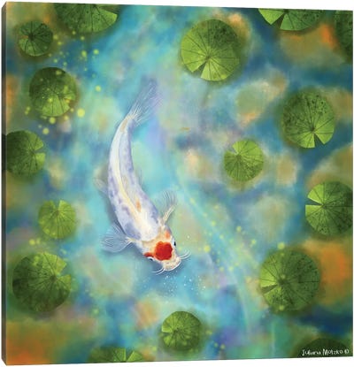 Koi Carp Fish I Canvas Art Print - Juliana Motzko