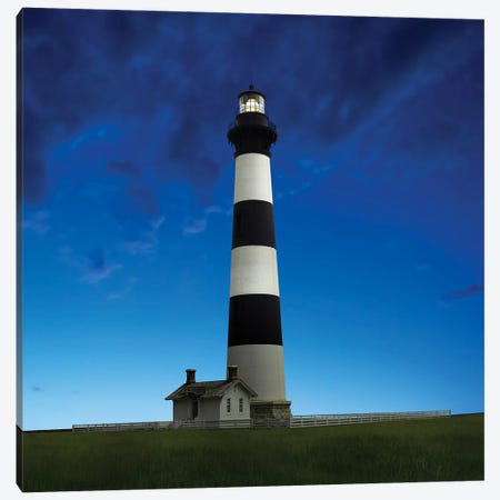 Lighthouse at Night III Canvas Print #JML184} by James McLoughlin Canvas Art