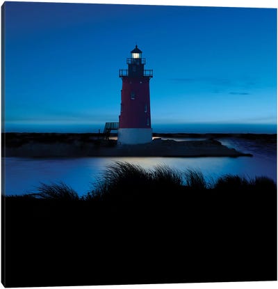 Lighthouse at Night IV Canvas Art Print