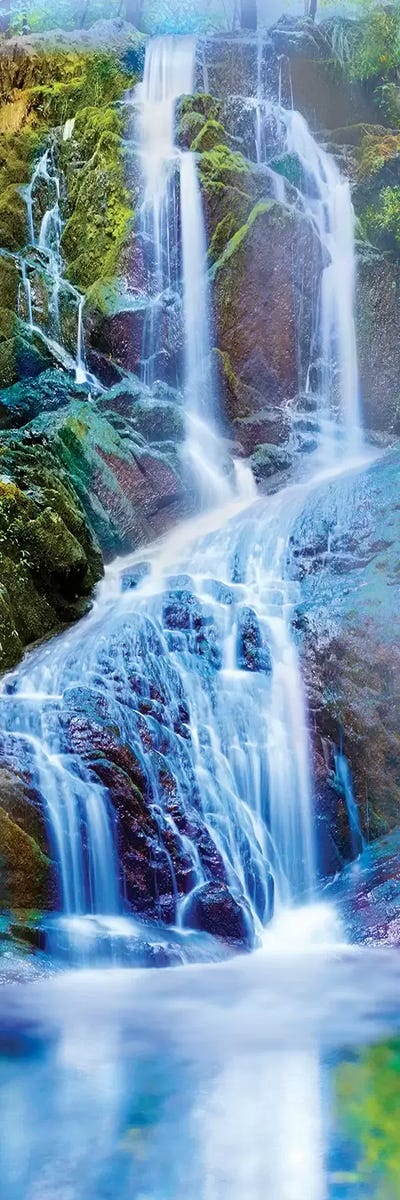 Vertical Water II by James McLoughlin canvas print