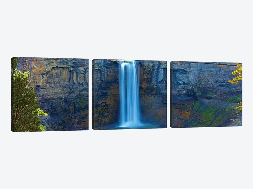 Waterfall Panorama I by James McLoughlin 3-piece Canvas Art Print