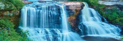 Waterfall Panorama II by James McLoughlin canvas print