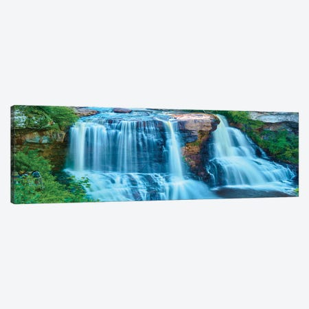 Waterfall Panorama II Canvas Print #JML201} by James McLoughlin Canvas Wall Art