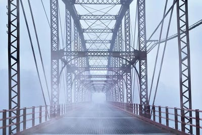 Misty Bridge by James McLoughlin art print