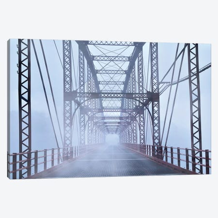 Misty Bridge Canvas Print #JML57} by James McLoughlin Canvas Print