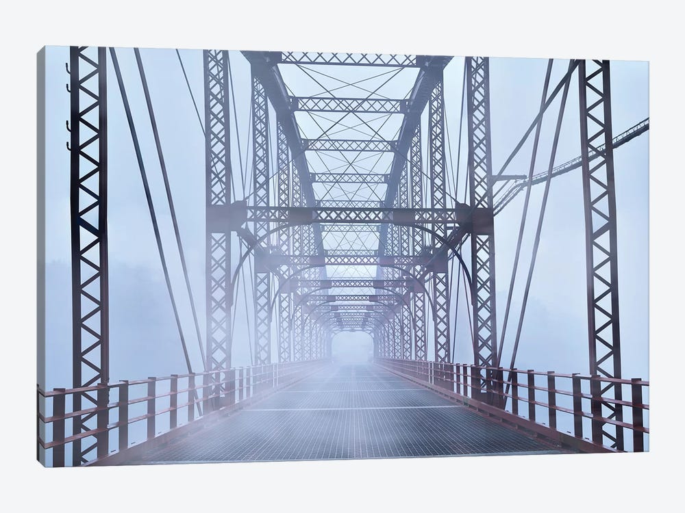Misty Bridge by James McLoughlin 1-piece Canvas Art