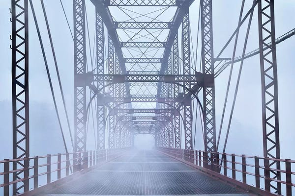 James McLoughlin: Misty Bridge by James McLoughlin