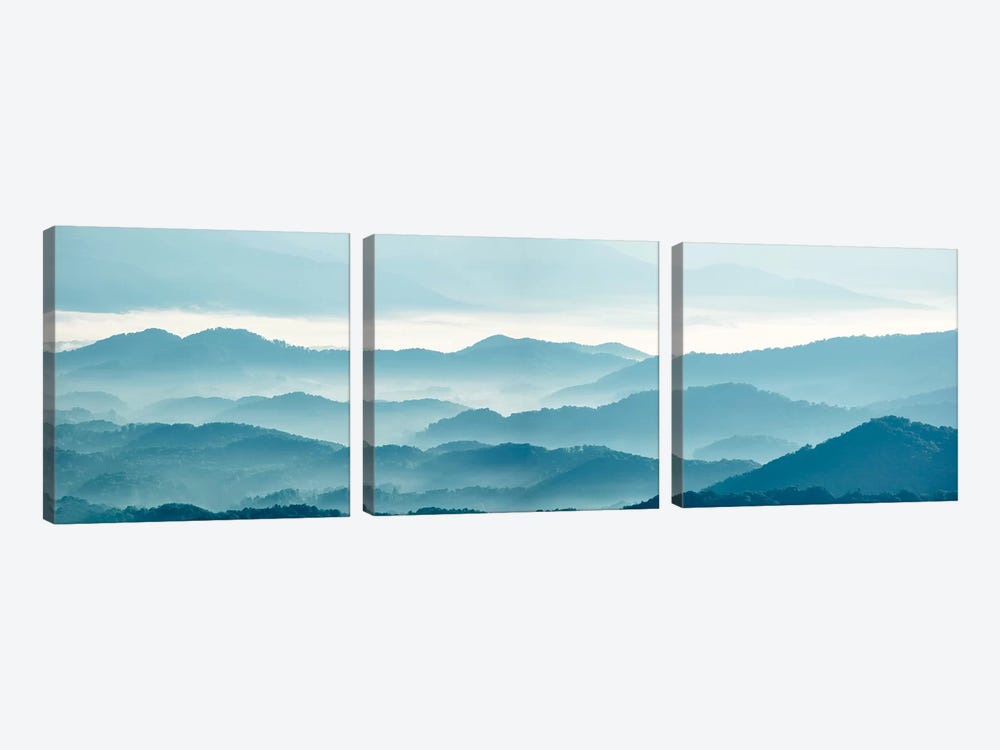 Misty Mountains X by James McLoughlin 3-piece Canvas Art Print