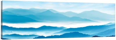 Misty Mountains XI Canvas Art Print - Mountains Scenic Photography