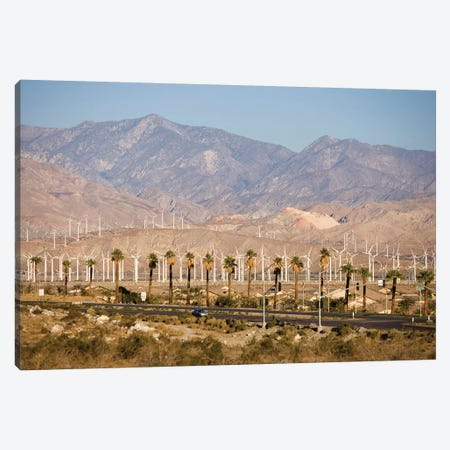 A Wind Farm In The San Gorgonio Mountain Pass II, Palm Springs, California Canvas Print #JMM12} by Jerry & Marcy Monkman Canvas Art Print