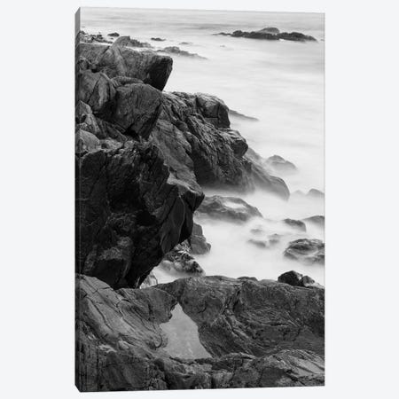 Rocks and surf. Wallis Sands State Park, Rye, New Hampshire II Canvas Print #JMM6} by Jerry & Marcy Monkman Canvas Art