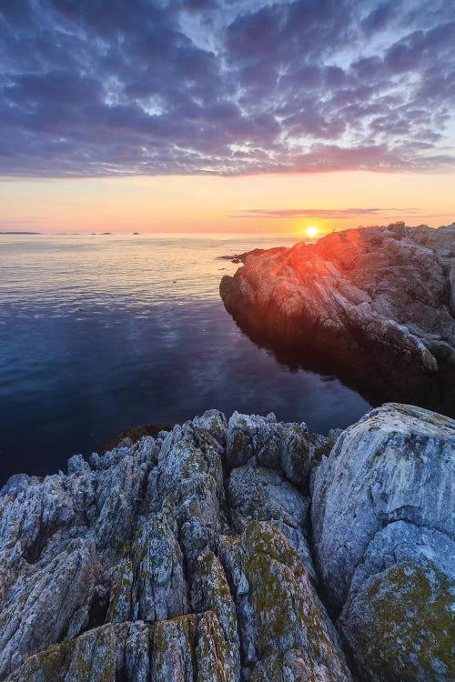 Sunrise on Appledore Island in the Isles of Shoals, New Hampshire II