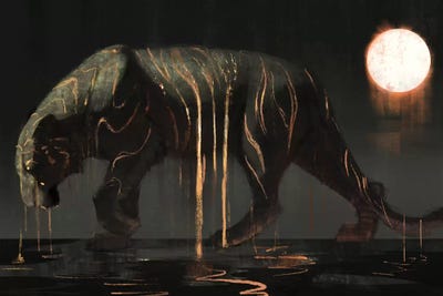 False Sun by Jade Merien canvas print