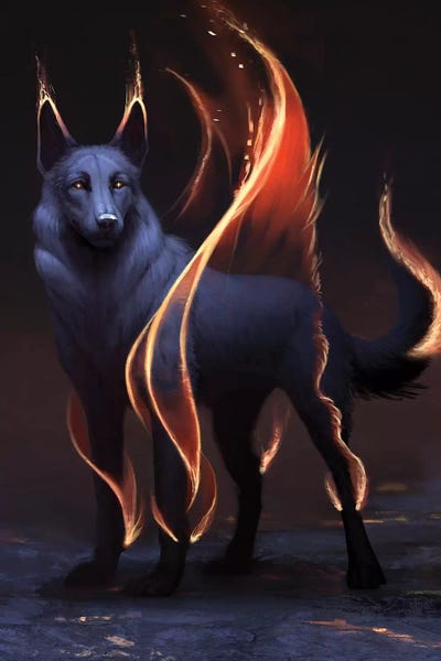 Fire Within by Jade Merien canvas print