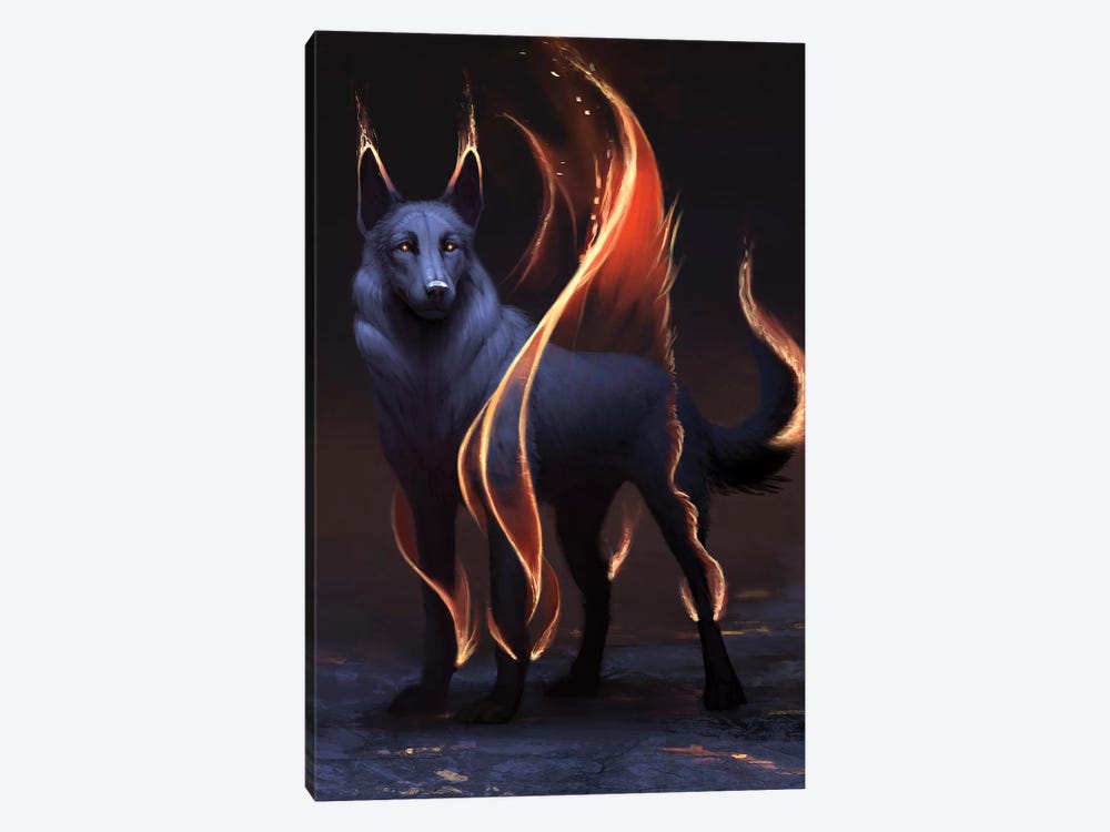Fire Within by Jade Merien 1-piece Canvas Print