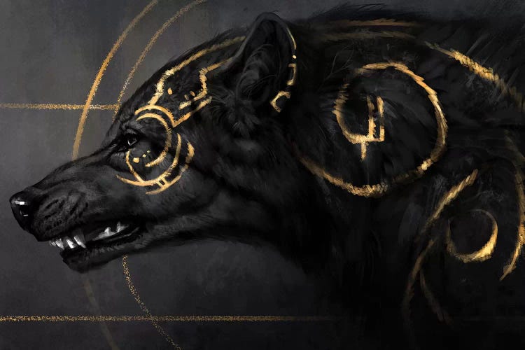 Golden by Jade Merien wall art