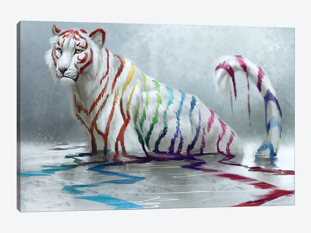 Rainbow by Jade Merien 1-piece Canvas Print