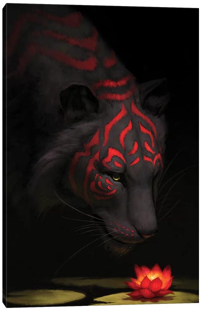 Tiger Lily Canvas Art Print - Jade Merien