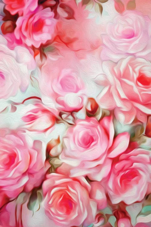 Shabby Chic Pink by Jacqueline Maldonado wall art