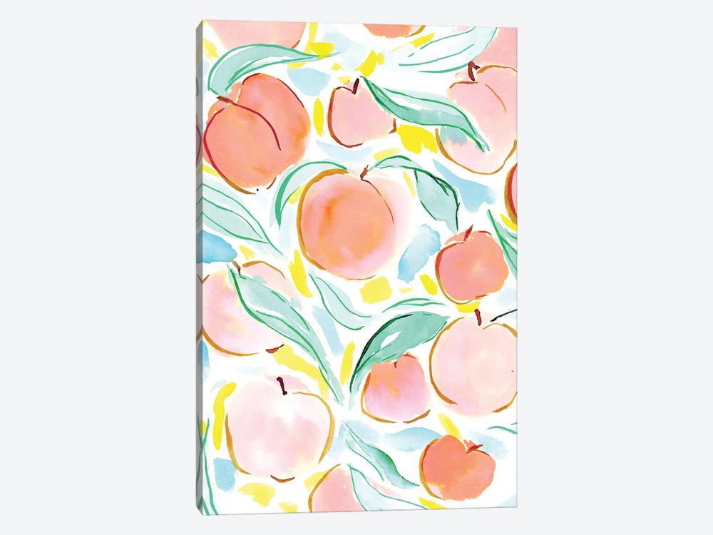 Peachy by Jacqueline Maldonado 1-piece Canvas Print