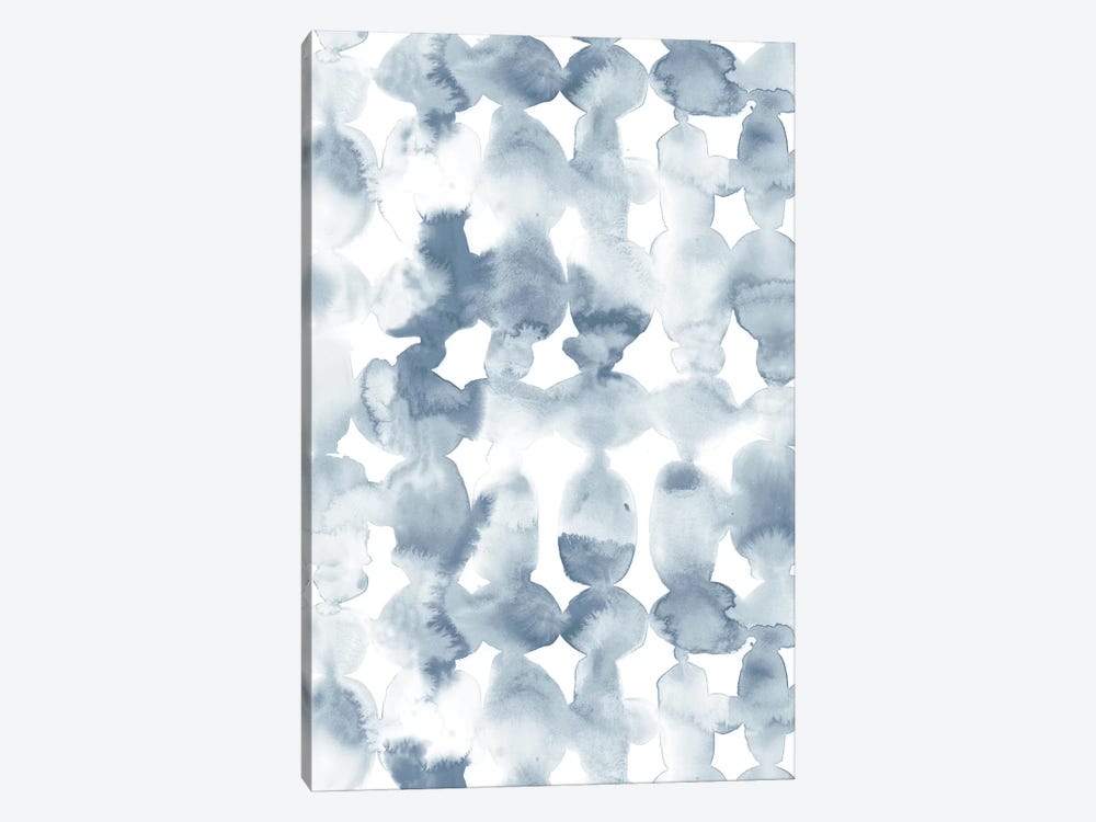 Dye Ovals Blue Fog by Jacqueline Maldonado 1-piece Art Print