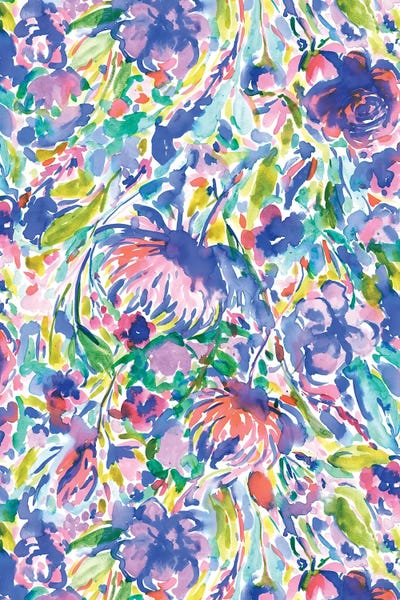 Maximal Floal Wild Free by Jacqueline Maldonado canvas print