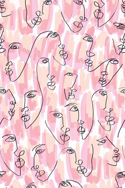 Twin Flames by Jacqueline Maldonado framed canvas print